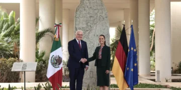 Presidenta recibe a su homólogo de la República Federal de Alemania
