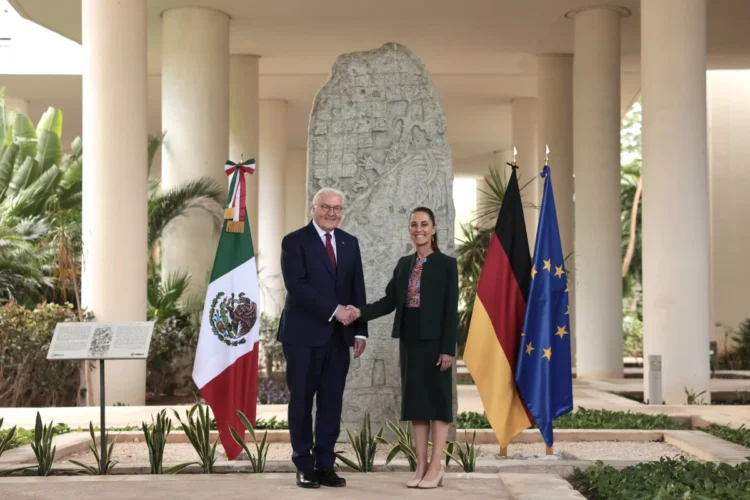 Presidenta recibe a su homólogo de la República Federal de Alemania