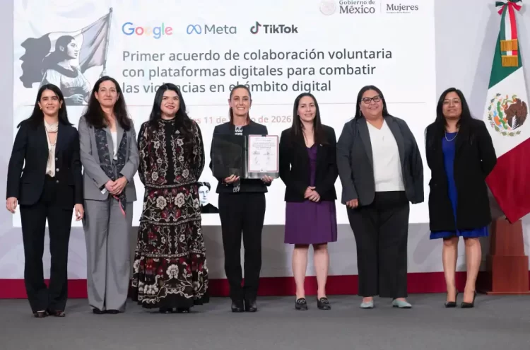 Gobierno de México firma primer acuerdo de colaboración voluntaria para combatir violencia digital contra las mujeres