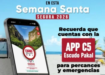 Nuestros visitantes y población local cuentan con la App C5 Escudo Pakal para cualquier emergencia: SSP