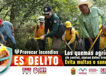 Secretario de Seguridad del Pueblo llama a prevenir incendios y denunciar quemas