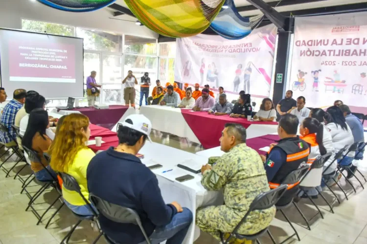 Realizan 6a sesión del Consejo Municipal para la gestión integral de riesgos de desastres y protección civil 