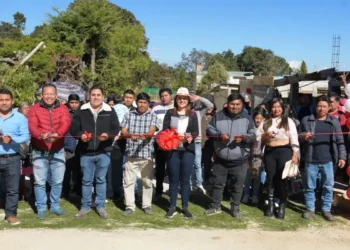 Inauguran calle en Huitepec Las Palmas 