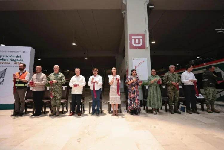Presidenta Claudia Sheinbaum inaugura el Tren Felipe Ángeles, Buenavista – AIFA