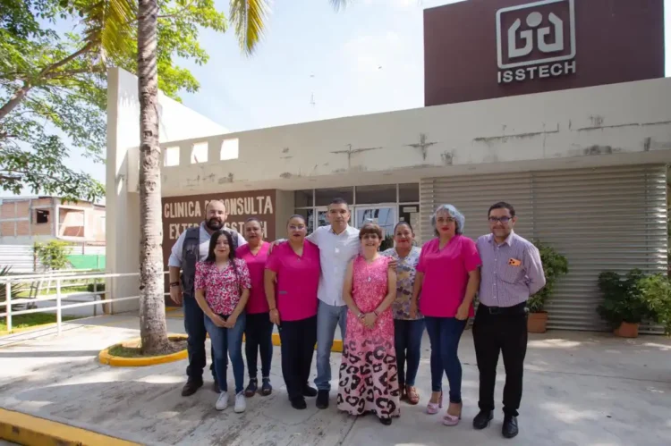 Fortalece Isstech atención médica con recorrido en Clínica Villaflores