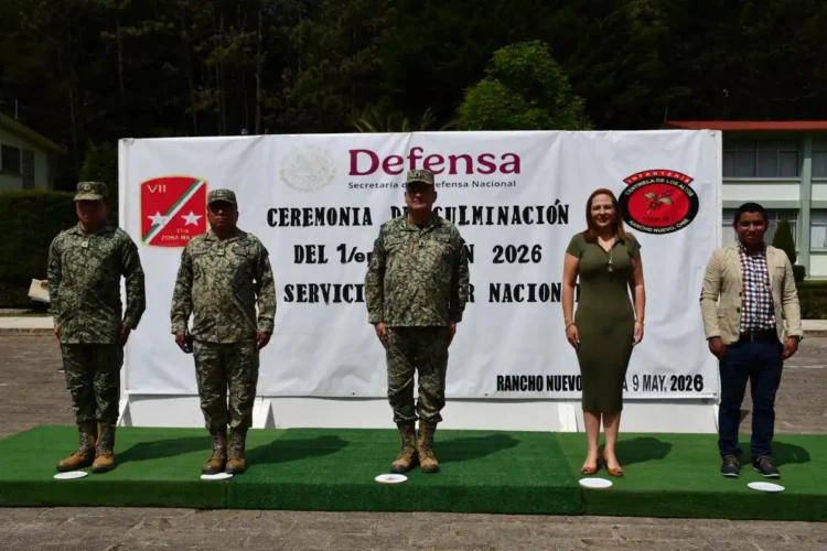 Concluyen 168 jóvenes su formación en el Servicio Militar Nacional en San Cristóbal