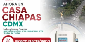 Acerca Secretaría de Finanzas servicios a chiapanecos radicados en la CDMX