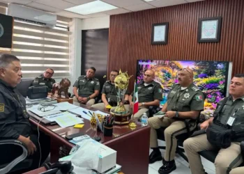 Delegados de la Guardia Estatal Vial Preventiva sostienen reunión de trabajo