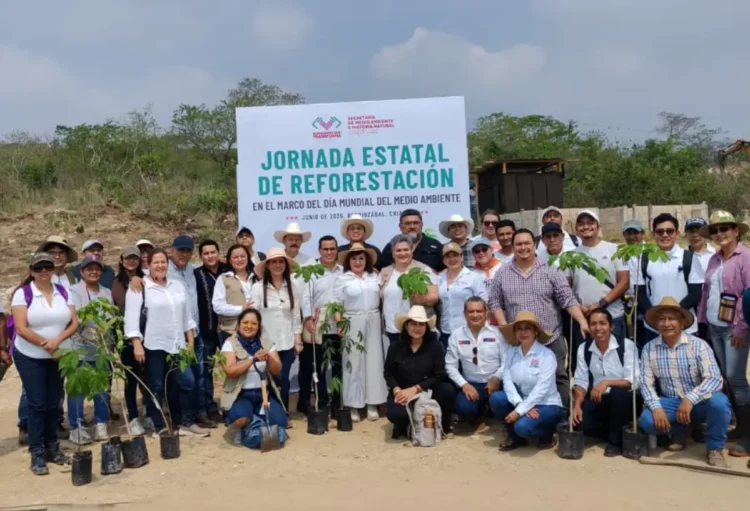 Municipios de Chiapas se unen por la restauración ambiental con Jornada Simultánea de Reforestación