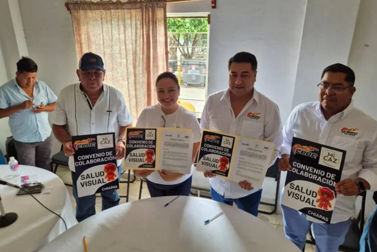 Óptica Micaz, óptica Optimagen y CROC, firman convenio de colaboración 