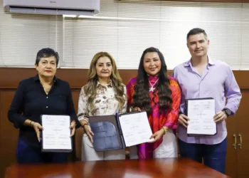 Firman convenio de colaboración SEyT, SPyAP y La Nueva Viga