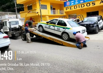 Refuerzan acciones de supervisión al transporte público en Bochil