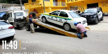 Refuerzan acciones de supervisión al transporte público en Bochil