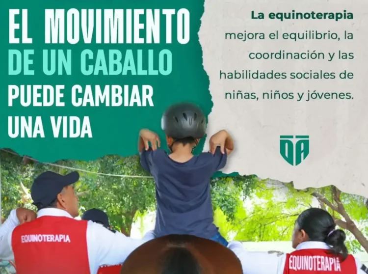 Transforma SSP la vida de niños y jóvenes a través de la equinoterapia