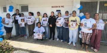 SSP acompaña a Madres Buscadoras en instalación de Buzones de Paz en centro penitenciario de Tapachula