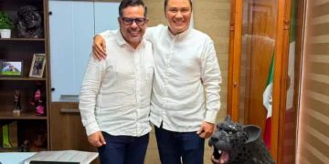 Toño Mayorga y Mario Guillén fortalecen agendas en pro de la seguridad de Tuxtla