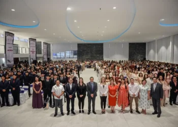 Cecytech celebra graduación de 189 jóvenes del Plantel 08 La Trinitaria