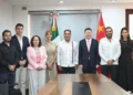 Eduardo Ramírez se reúne con el embajador Extraordinario y Plenipotenciario de China en México, Chen Daojiang