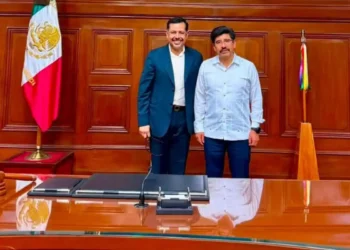 Diputado Mario Guillén se reúne con Ministro Presidente de la SCJN
