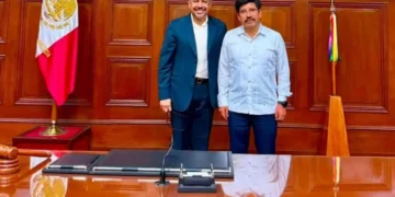 Diputado Mario Guillén se reúne con Ministro Presidente de la SCJN