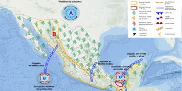 Onda Tropical 22 y canales de baja presión provocarán lluvias intensas en Chiapas