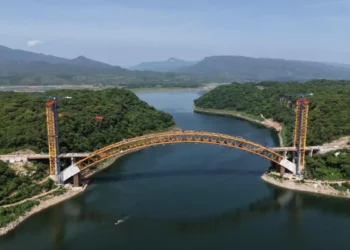 Puente Rizo de Oro en Chiapas registra avance de 91 por ciento
