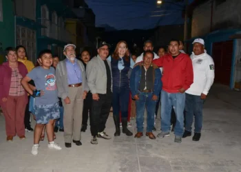 Supervisa Fabiola Ricci avances del dren pluvial en La Isla