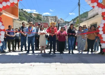 Inaugura Fabiola Ricci obra integral en la colonia Salsipuedes 