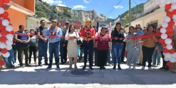 Inaugura Fabiola Ricci obra integral en la colonia Salsipuedes