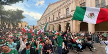 Partido de la Selección Mexicana reúne a miles de familias en el Fan Fest de San Cristóbal
