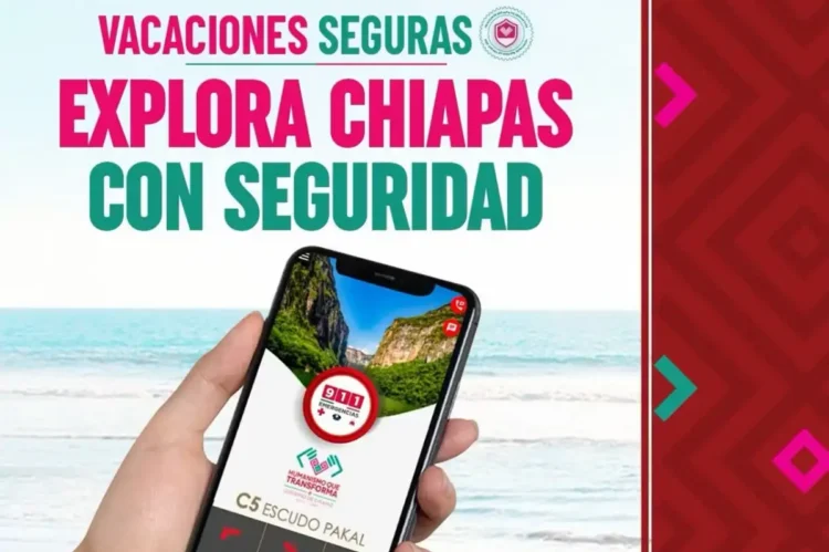 Invita SSP a disfrutar unas vacaciones seguras con la App C5 Escudo Pakal
