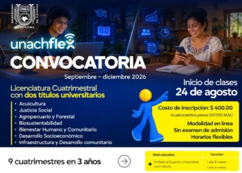 Mantiene UNACH abierta la convocatoria para licenciaturas en línea, registro cierra el 2 de agosto