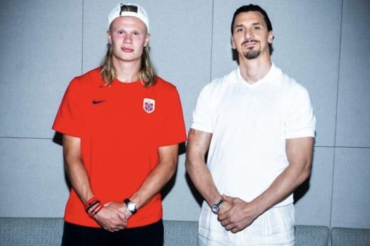 Zlatan Ibrahimović lanza curioso consejo a Erling Haaland: “El poder está en el cabello”