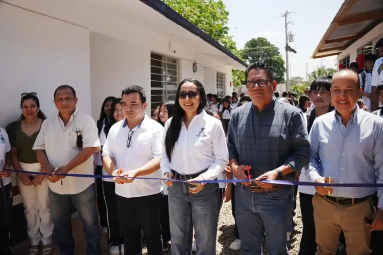 Se fortalece la infraestructura del Cobach 225, en el ejido 20 de Noviembre de Tapachula