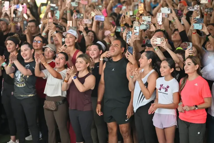 Eduardo Ramírez se suma a jornada de activación física en Tapachula