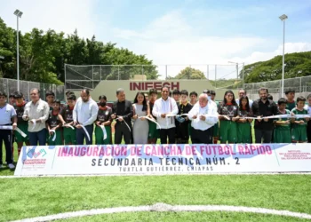Eduardo Ramírez fortalece la educación y amplía espacios deportivos para estudiantes de Chiapas