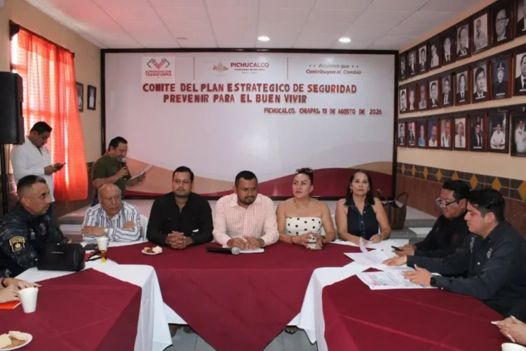 FGE y el Ayuntamiento de Pichucalco instalan el Comité de Seguridad Prevenir para el Buen Vivir