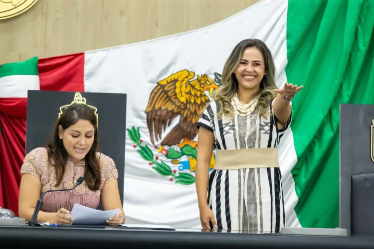 Marcela Castillo Atristain asume presidencia de la Mesa Directiva del Congreso de Chiapas