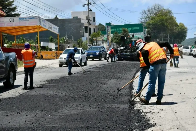 Inicia reencarpetamiento de la carretera San Cristóbal – Chamula