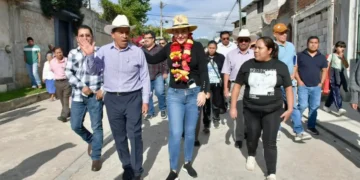Cumple Fabiola Ricci compromiso con la colonia Morelos con segunda etapa de rehabilitación vial