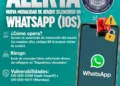 Alerta SSP nueva modalidad de ataque silencioso en WhatsApp para iOS