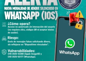 Alerta SSP nueva modalidad de ataque silencioso en WhatsApp para iOS