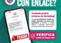 Alerta Guardia Estatal Cibernética sobre mensajes de texto fraudulentos para el registro de líneas telefónicas