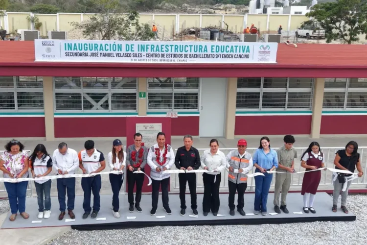 Con más de 107 mdp en infraestructura educativa, Eduardo Ramírez impulsa la transformación de Berriozábal