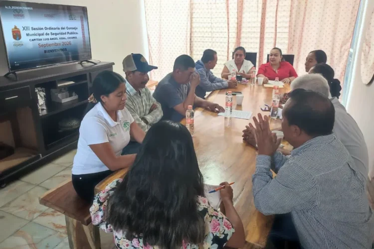 FGE participa en la 13ª Sesión Ordinaria del Consejo Municipal de Seguridad Pública de Capitán Luis A. Vidal