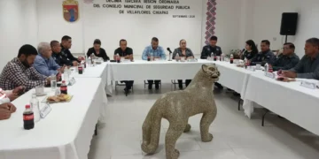 FGE participa en la 13a Sesión Ordinaria del Consejo Municipal de Seguridad Pública en Villaflores