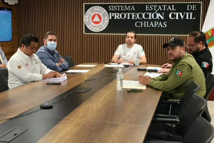 PC Chiapas fortalece vigilancia preventiva ante la permanencia del pronóstico de lluvias