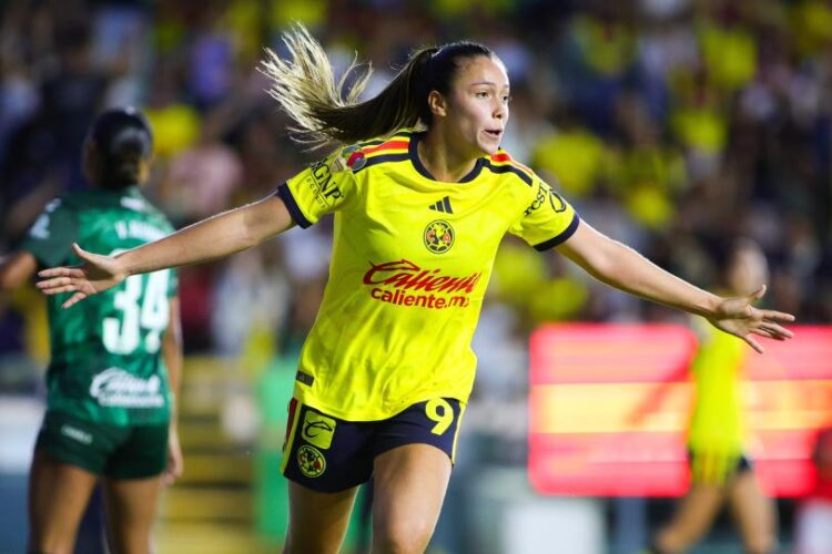 Priscila firma triplete y América Femenil le mete cinco a León