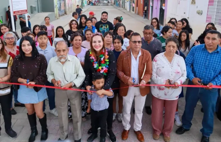 Inaugura Fabiola Ricci sistema de captación pluvial en la colonia La Isla