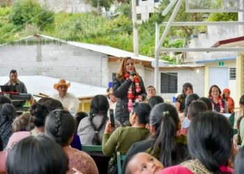Inaugura Fabiola Ricci domo en San Luis Chupactic 